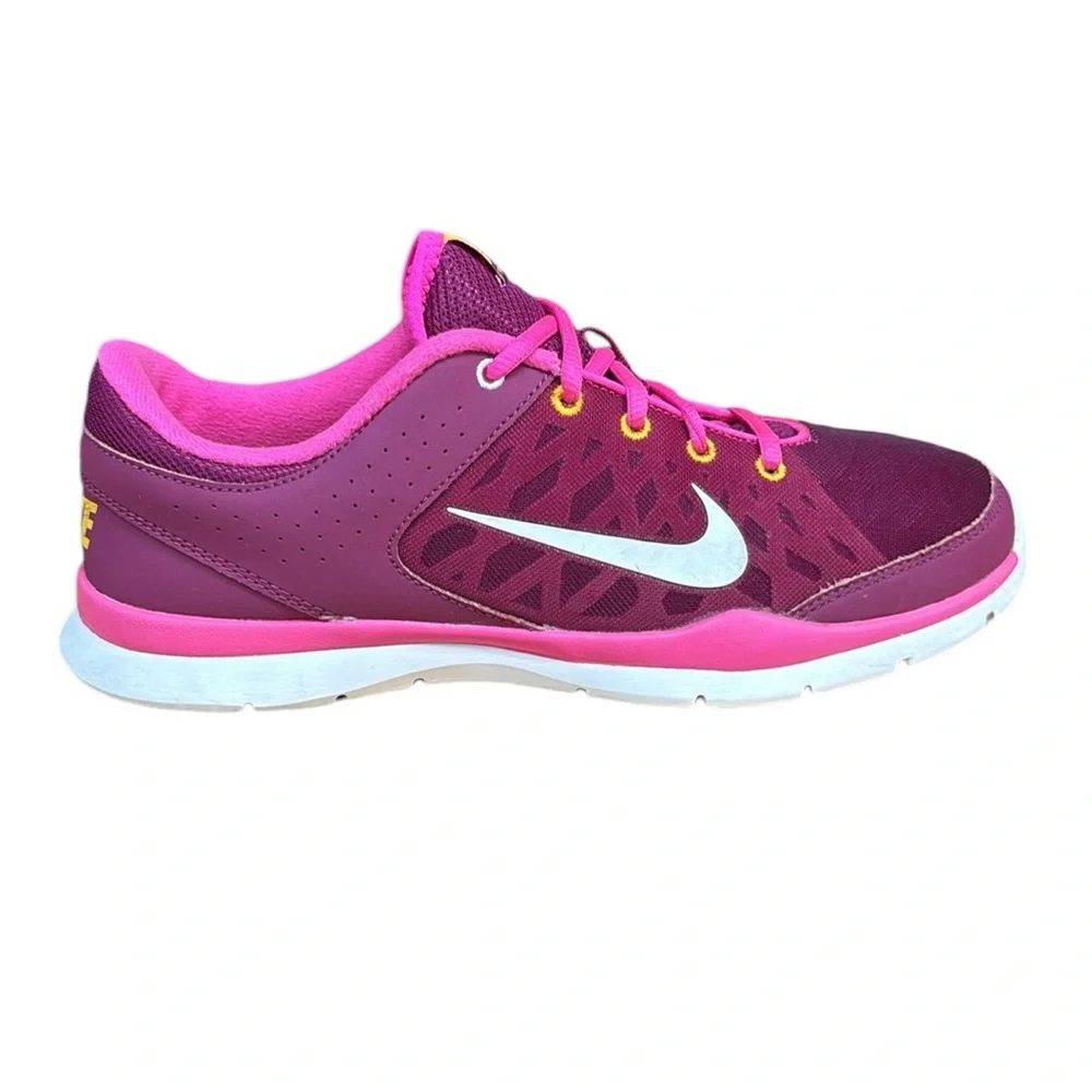 Nike Flex Trainer 3 #580374-603 Pink-White Womens Running Shoes Sneakers Size 10